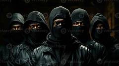 White And Black Gang Colors