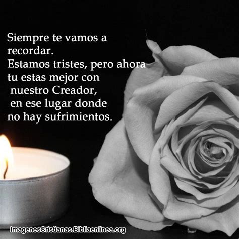 Imagenes de luto con frases bonitas