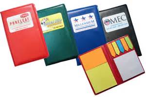 Leatherette Sticky Flag Booklet With Full Color Imprint Di748 Rfg Line