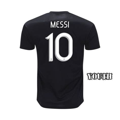 Cheap 2019 Argentina Lionel Messi Youth Away Soccer Jersey Lionel