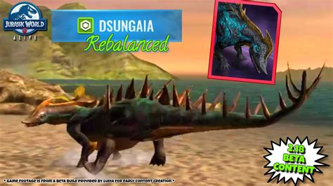 Dsungaia First Look All New Rebalanced Legendary Jurassic