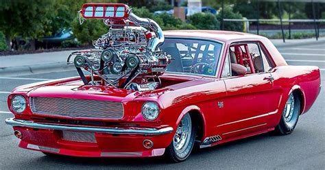Triple Supercharged ‘stang 1965 Mustang 70l Ford Daily Trucks