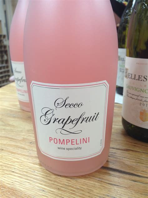 Craigs Wine Blog Tasting Secco Grapefruit Pompelini