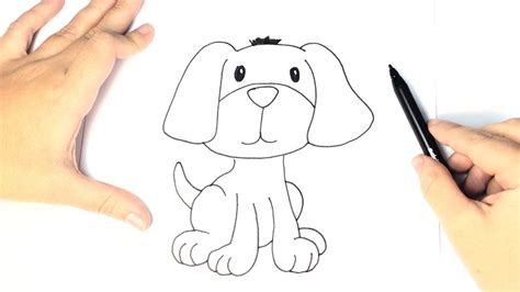 Cómo dibujar un perro para niños | Dibujo Fácil de Perro paso a paso
