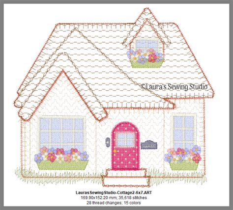 Cottage Love 6x7 Lauras Sewing Studio
