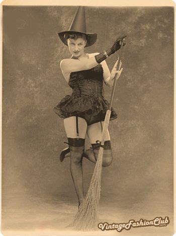 Sexy Witch Witches Vintage Halloween Photos Vintage Witch