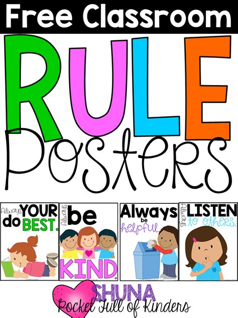 Free Printable Classroom Rules Pdf