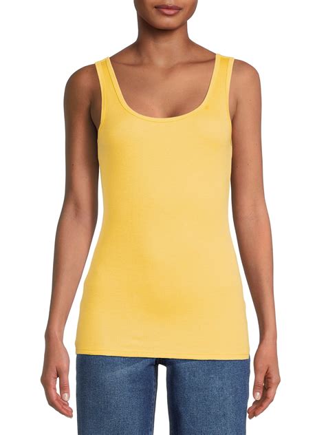 time and tru women s ribbed tank top