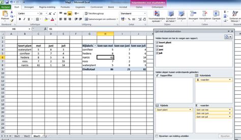 Draaitabel Maken In Excel Windows Excel Tips Handleiding Excel Images