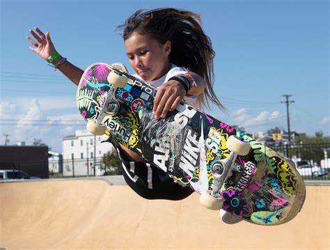 She is the youngest professional skateboarder in the world, a. Dancing With The Stars' Sky Brown inspires young girls ...