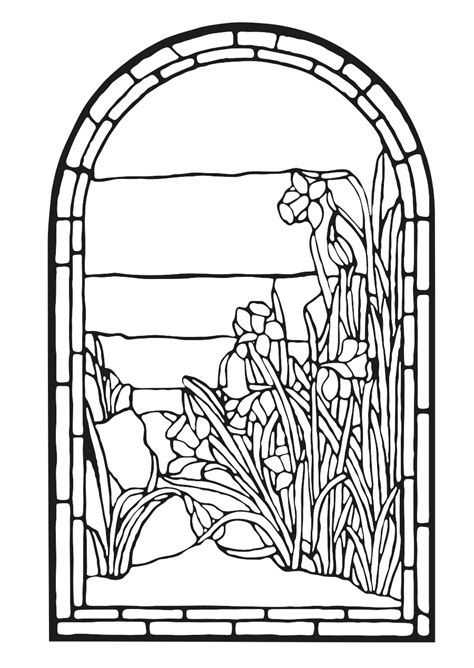 Https://tommynaija.com/coloring Page/coloring Pages Stained Glass