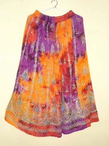 Fancy Skirts Embroidery Work Skirt Exporter From New Delhi