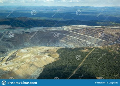 A Gold Mine In Alaska View From Airplane Stock Photo Image Of Alaska