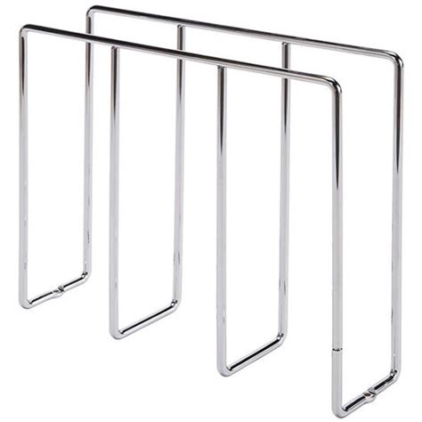 These racks allow cooks and bakers to store multiple sheet pans in one compact location, rather than leaving them out on countertops. Hafele Kitchen Cabinet Baking Tray Racks | KitchenSource.com