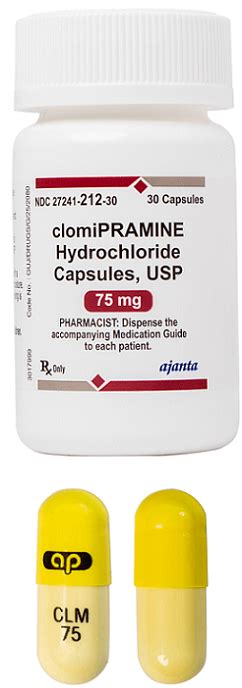 Clomipramine Hydrochloride Capsules Usp 75 Mg Ajanta Pharma