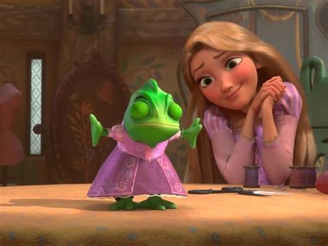 A page for describing trivia: What's the name of Rapunzel's chameleon sidekick? | Walt ...
