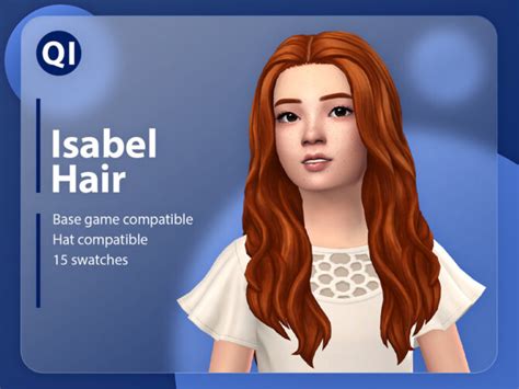 Isabel Hair By Qicc At Tsr Sims 4 Updates