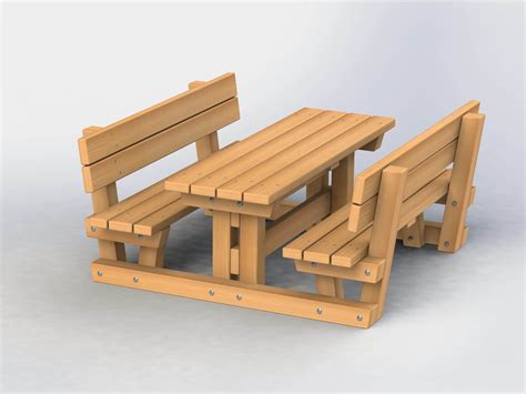 Tisch-Bank-Kombination für Kinder mit Lehne | freispiel.net