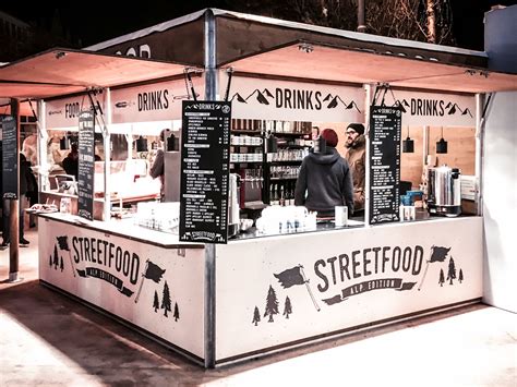 Streetfood Stand Am Wiener Eistraum 2016 Städtebau Streetfood Bau