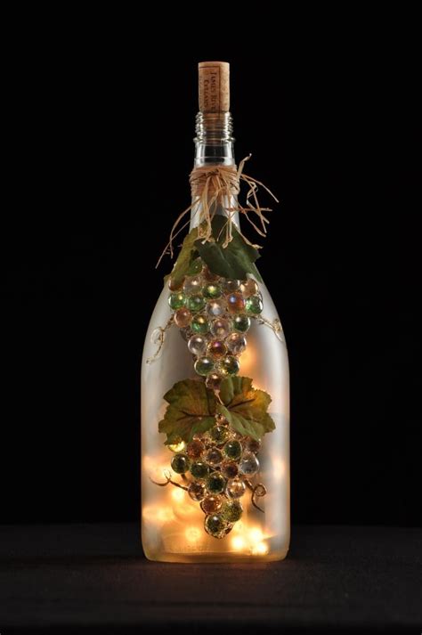 Bottlede Home Wine Bottle Diy Crafts Lighted Wine