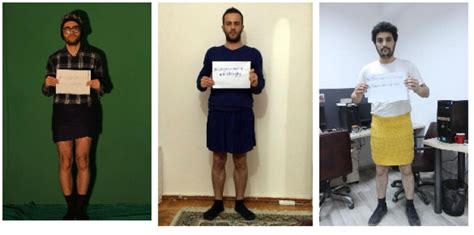 Men In Turkey And Azerbaijan Put On Miniskirts In Sexual Violence Protest