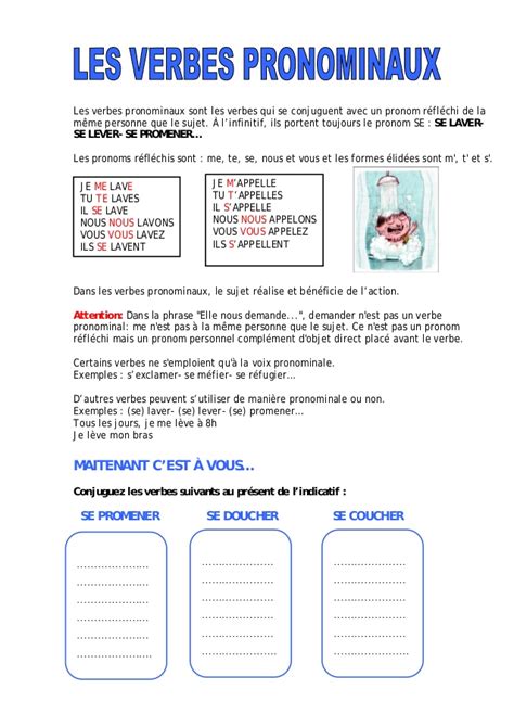 A Flyer With Instructions On How To Use The French Language For Food And Drink Preparation
