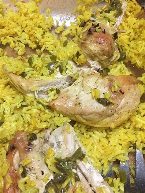 You can also use goya® yellow rice for a. Easy Chicken and Yellow Rice | Recipe in 2020 | Chicken ...