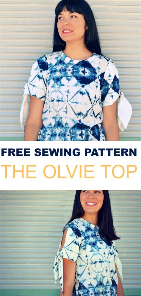 Sewing patterns for women, category: FREE PATTERN ALERT: The Olvie Top | | On the Cutting Floor ...