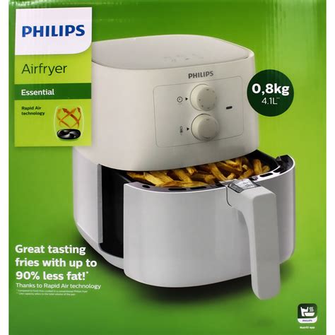Philips Hd 920010 Airfryer Heißluftfritteuse Weiß 8699