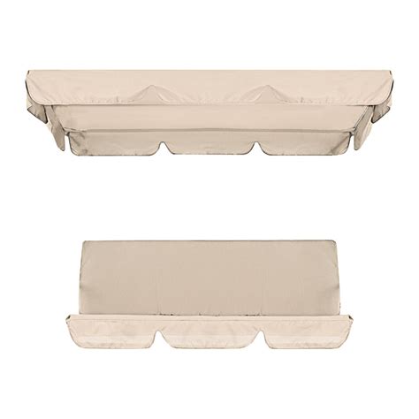 The cover for the storage compartment is a plastic tray that swivels in the front to allow it to be closer to one seat or the other. Byh Patio Swing Canopy Cover Set Swing Replacement Top ...