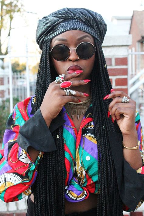 One major factor that played into hair styling in the '80s was volume. I LOVE Box Braids ! (With images) | Afro punk fashion ...