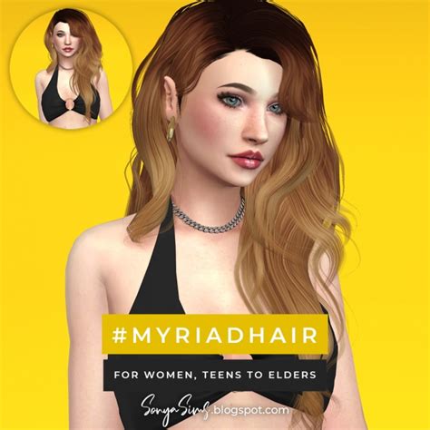 Vivian And Myriad Hairs At Sonya Sims Sims 4 Updates