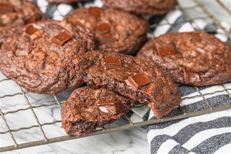 Easy Brownie Mix Cookies 3 Ingredients Unsophisticook