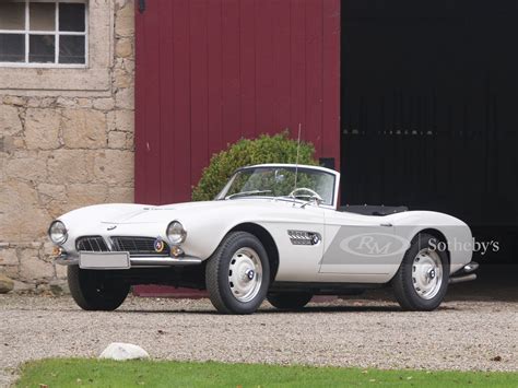 A 1.996.250 from 507 was auctioned for exactly 1958 euros via rm sothebys as part of the retromobile in paris. 1958 BMW 507 Roadster Series II | Paris 2018 | RM Sotheby's
