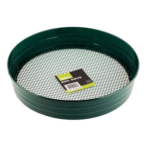 Here an additional helper comes in handy, one to shovel compost, the other to shovel soil, while the third person works the rake against the screen. Draper Garden Soil Sieve - Agwood