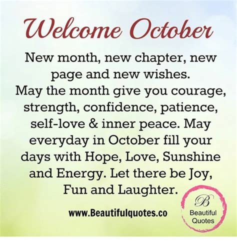 Welcome October Quotes Shortquotescc