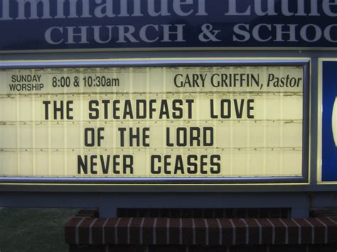 Dave hunt lyrics provided by songlyrics.com. steadfast love of the lord never ceases | mysonsRnavy | Flickr