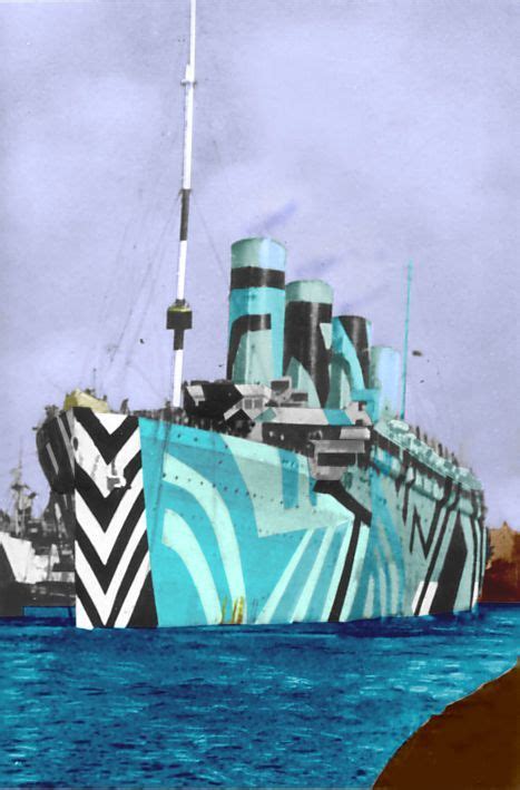 Rms Olympic Ww1 Camouflage Dazzle Camouflage Rms Titanic Water Crafts