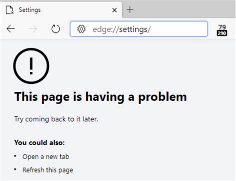 Microsoft Edge This Page Is Having A Problem Chicagotech Net