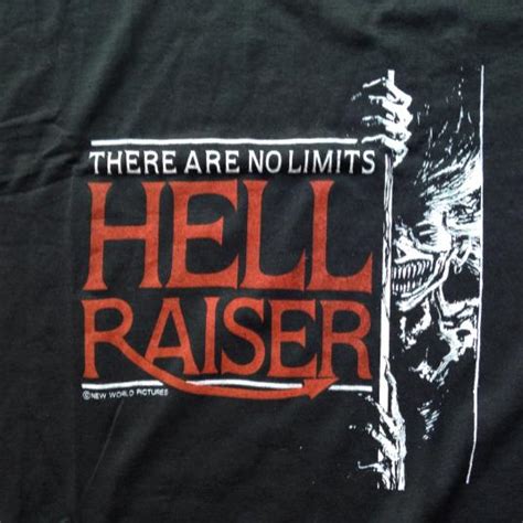 Vintage Original 1980s Hellraiser Horror Movie T Shirt Defunkd