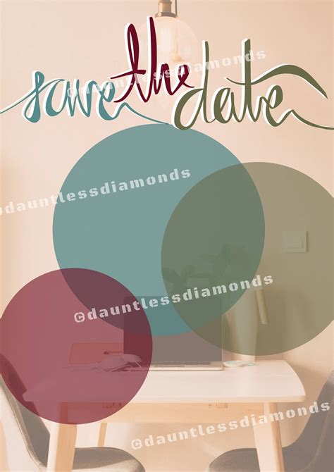 Save The Date Event Flyer 85x11 Or 16x20 Etsy