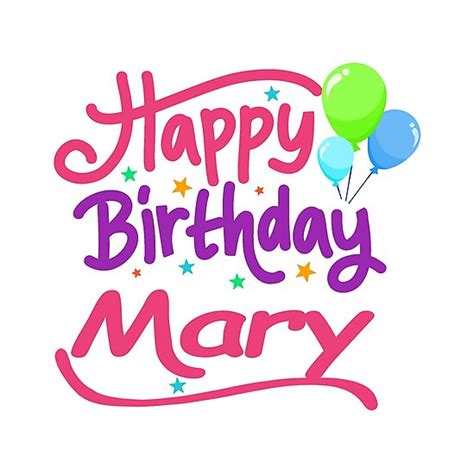 Happy Birthday Mary Photographic Prints By Pm Names Redbubble