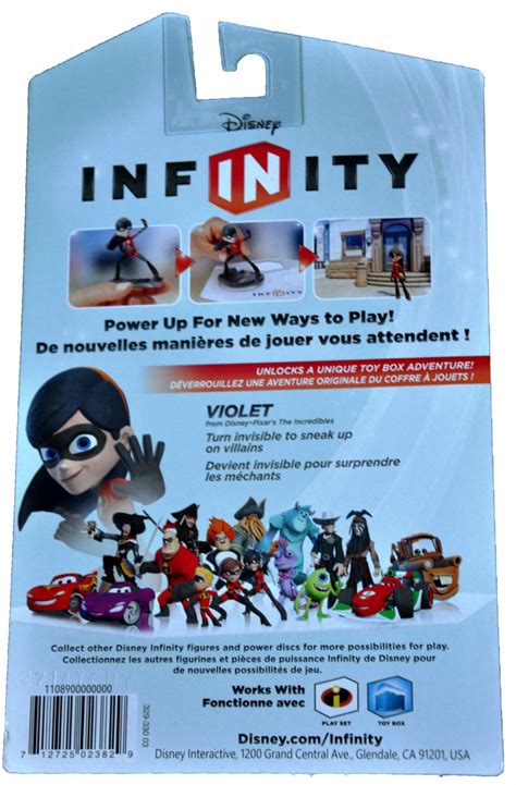 Disney Infinity Violet The Incredibles Interactive Smash And Dash 2 7 Figure