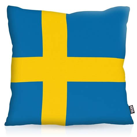 Dann ist ihnen vielleicht aufgefallen, dass zwischen ihnen eine gewisse ähnlichkeit besteht. Kissenbezug, VOID, Schweden Sweden Flagge Fahne Fan EM WM ...