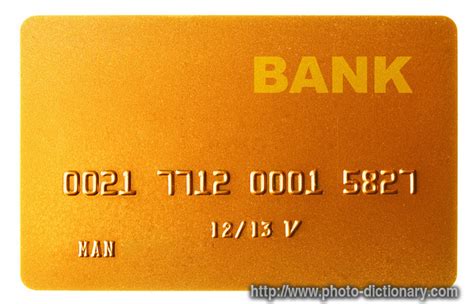 Intrigued by the perks of credit cards, but afraid of the murky pit of debt? gold credit card - photo/picture definition at Photo Dictionary - gold credit card word and ...