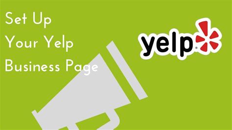 Set Up Your Yelp Business Profile Youtube