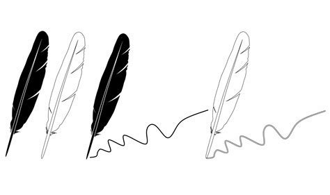 Quill Pen Silhouette