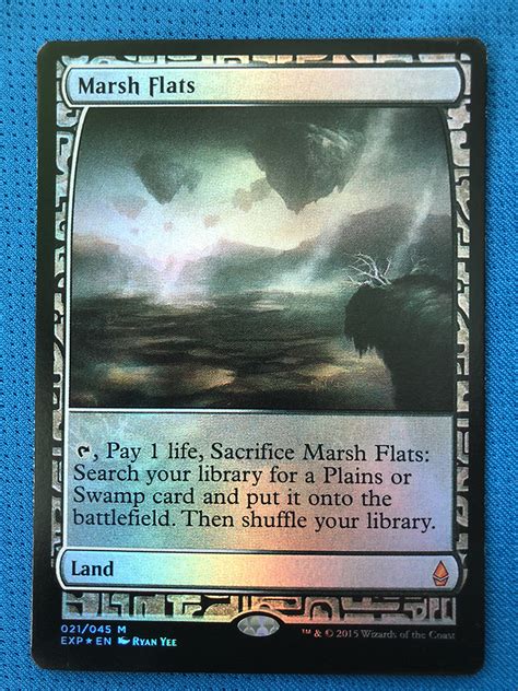 How to make a custom foiled mtg card, part 1 in this series. Marsh Flats Zendikar Expeditions Foil - mtg proxy magic ...