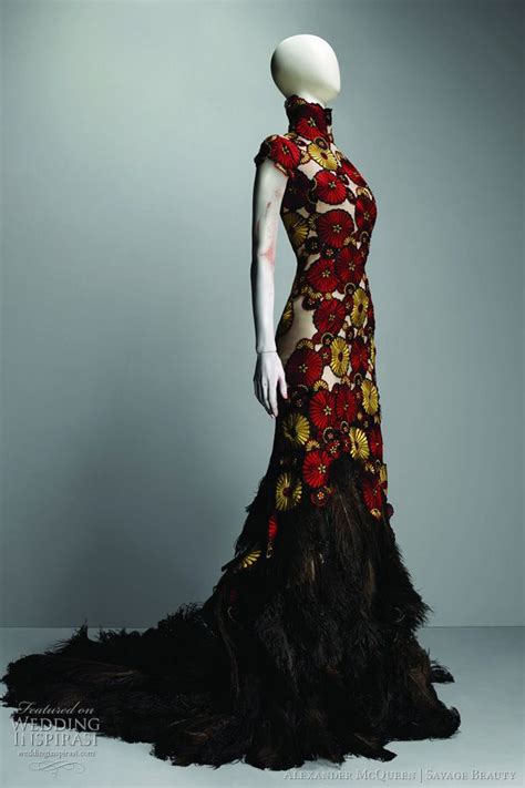alexander mcqueen wedding dress inspiration from the savage beauty exhibition — historical