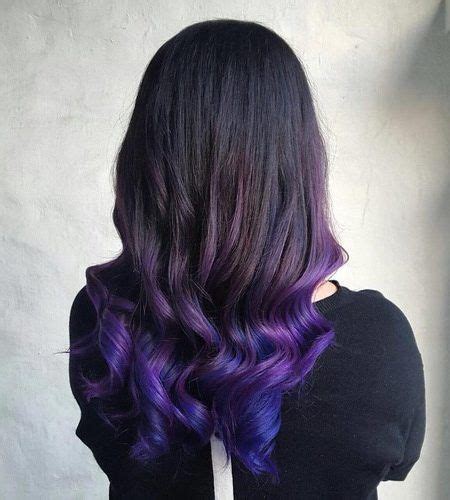 Purple Dip Dye Hair Dipped Hair Dip Dye Hair Ombre Hair Color For